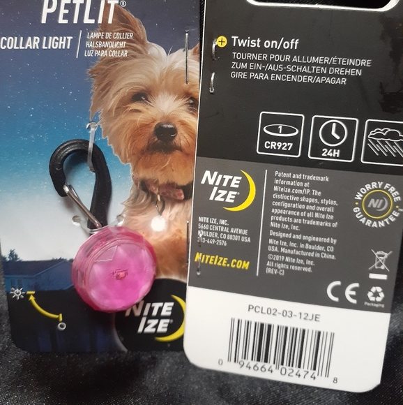 Pet Lit Collar Light - Picture 2 of 3